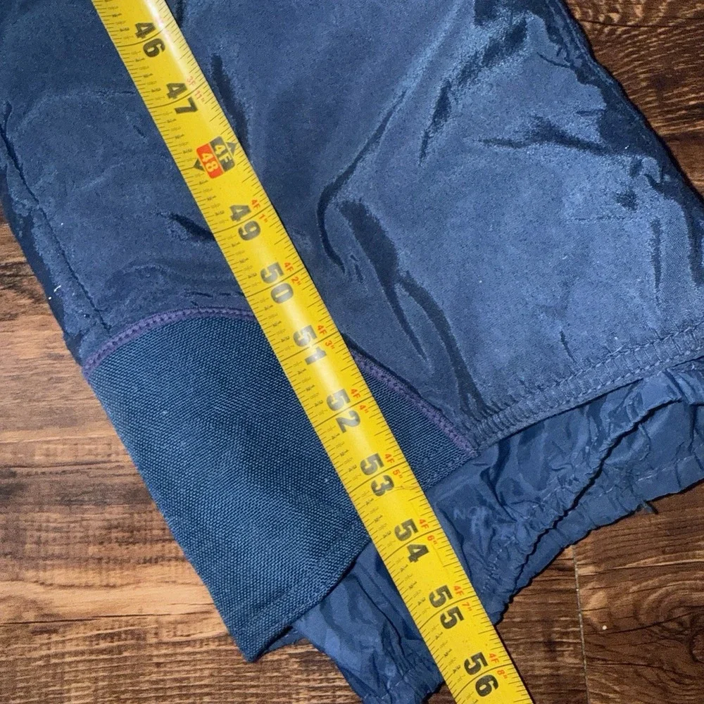 The North Face Blue Insulated Snow Bib Pants L Waist 34 Inseam 30 Ski